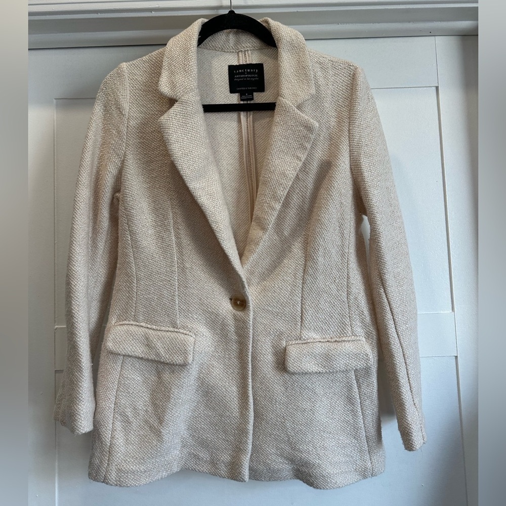 Anthropologie Sanctuary bryce knit blazer size s - Picture 2 of 5